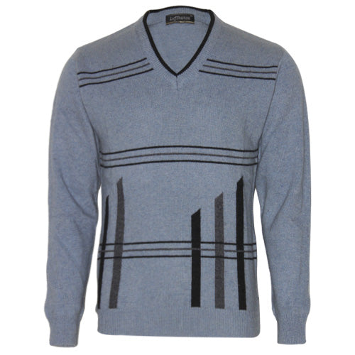 The HKB Men's Full Sleeves Lambswool Sweater - FS05