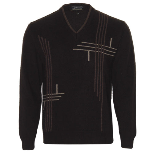 The HKB Men's Full Sleeves Lambswool Sweater - FS09