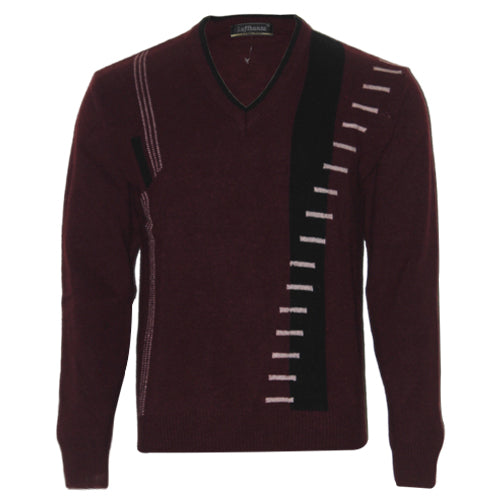 The HKB Men's Full Sleeves Lambswool Sweater - FS08