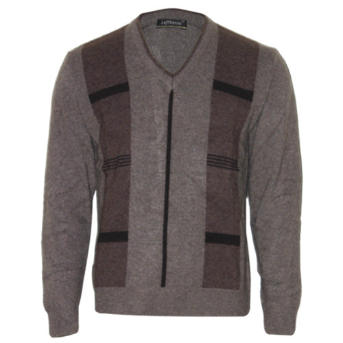 The HKB Men's Full Sleeves Lambswool Sweater - FS06