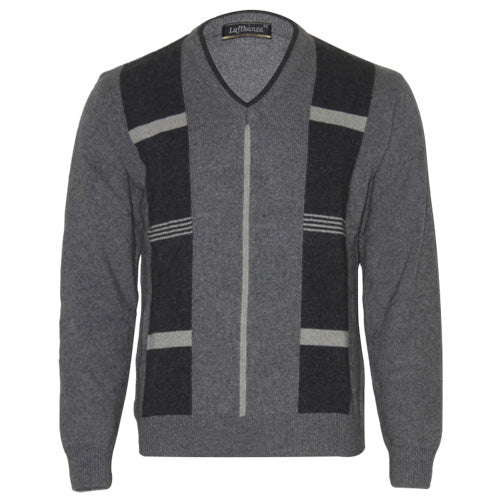 The HKB Men's Full Sleeves Lambswool Sweater - FS01