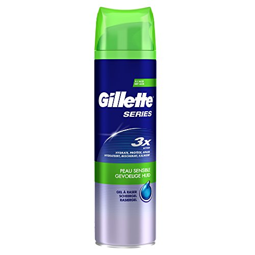 The HKB Gillette Series 3x Sensitive Shaving Gel 200 ML