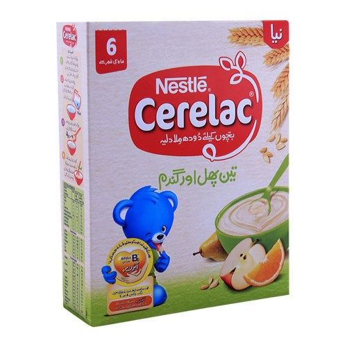 The HKB Nestle Cerelac 3 Fruits &amp; Wheat 175 GM