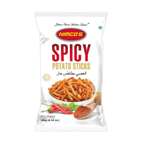 The HKB Nimco's Spicy Potato Sticks 180 GM