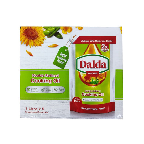The HKB Dalda Cooking Oil Stand Up Pouch 1x5