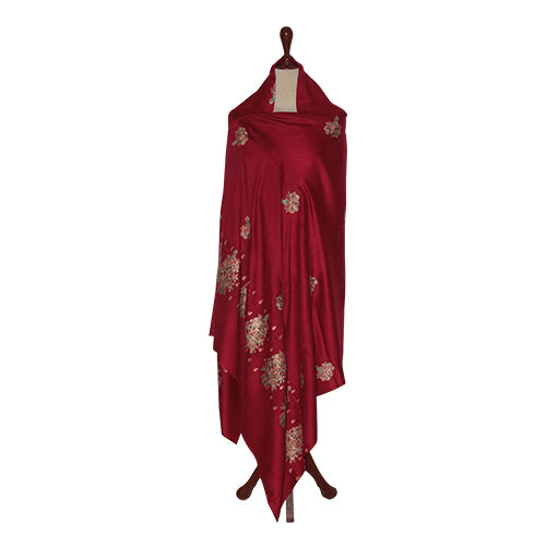 The HKB Women's Embroidered Shawl - ES37