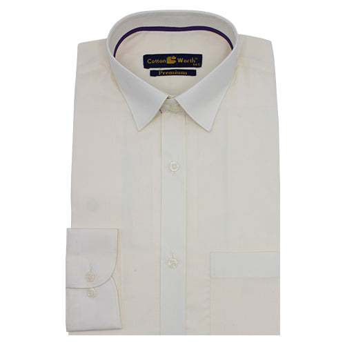 The HKB Cotton Worth Men's Formal Shirt - 01