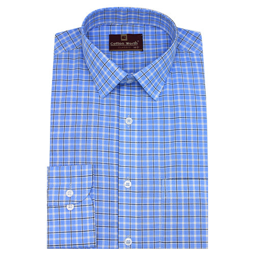 The HKB Cotton Worth Men's Formal Shirt - 04