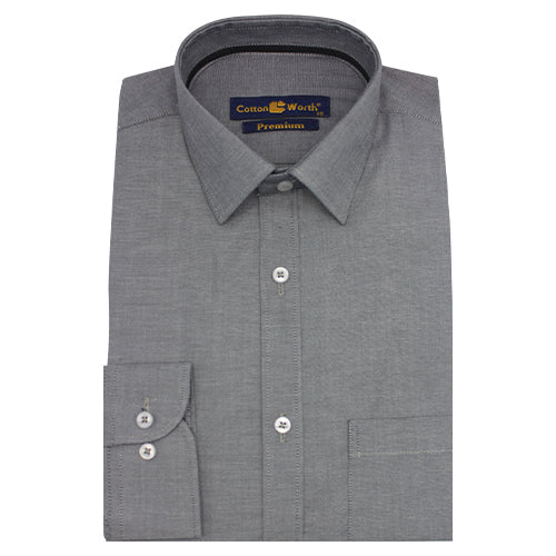 The HKB Cotton Worth Men's Formal Shirt - 07