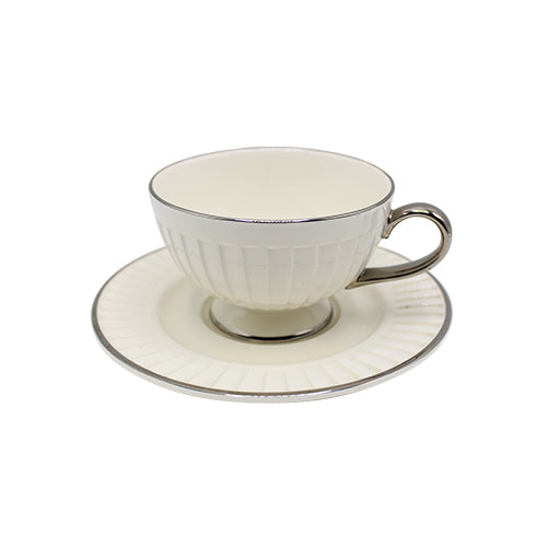 The HKB Imperial Collection Made In Thailand Cup &amp; Saucer Set 6Pcs - 010