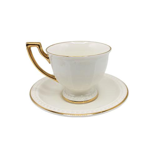 The HKB Imperial Collection Made In Thailand Cup &amp; Saucer Set 6Pcs - 001