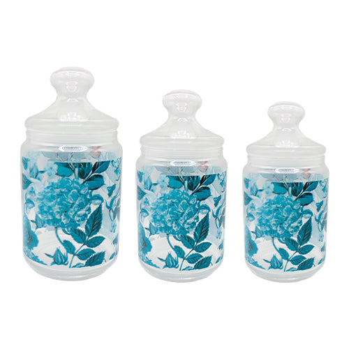 The HKB Glass Jar Set 3-Pcs