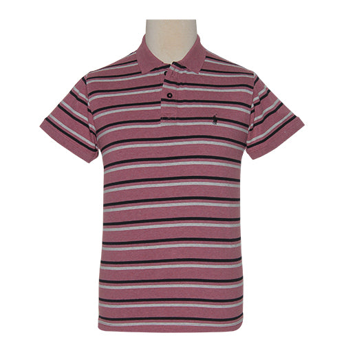 The HKB Men's Stripe Polo - SP02