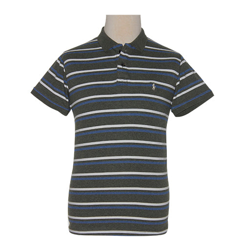 The HKB Men's Stripe Polo - SP01