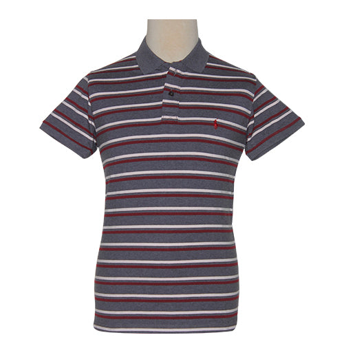 The HKB Men's Stripe Polo - SP03