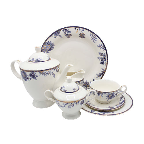 The HKB Yamatos Collection Royal Bone China Tea Set 24Pcs