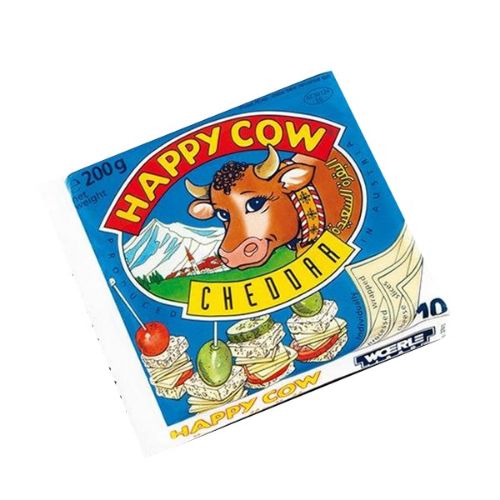 The HKB Happy Cow Cheddar Cheese 200 GM