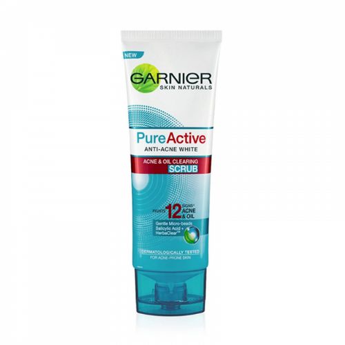 The HKB Garnier Pure Active Anti-Acne White Scrub 100 ML