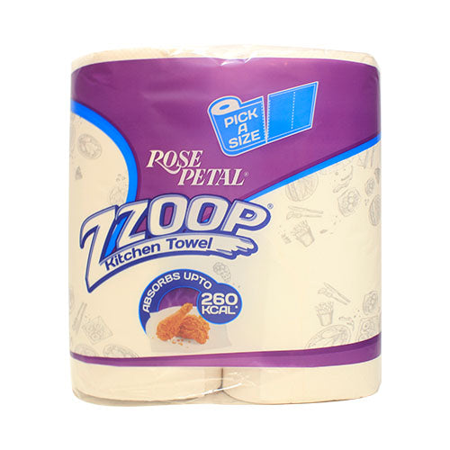 The HKB Rose Petal Zzoop Kitchen Rolls 2in1 Pack