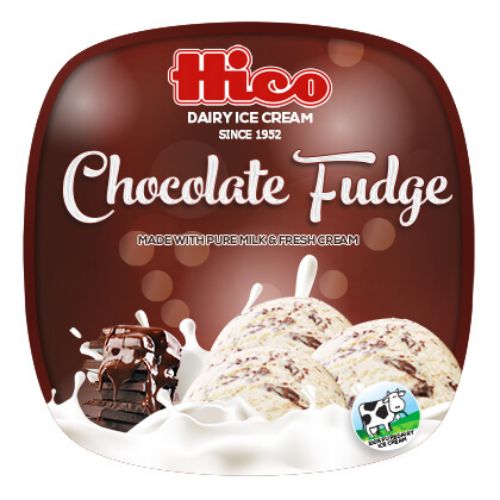 The HKB Hico Chocolate Fudge Ice Cream 2Ltr