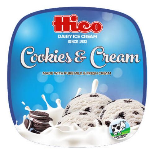 The HKB Hico Cookies &amp; Cream Ice Cream  2Ltr