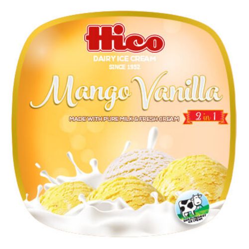 The HKB Hico Mango Vanilla Ice Cream 2Ltr