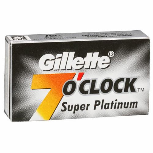 The HKB Gillette 7 O'Clock Super Platinum Blades