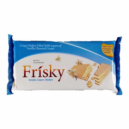 The HKB Inovative Frisky Vanilla Cream Wafers 75 GM