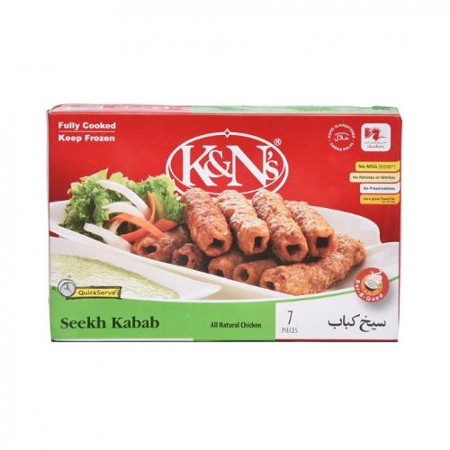 The HKB K&amp;Ns Chicken Seekh Kabab 205 GM