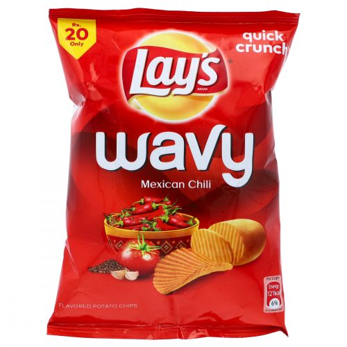The HKB Lays Wavy Mexican Chili Chips 23 GM
