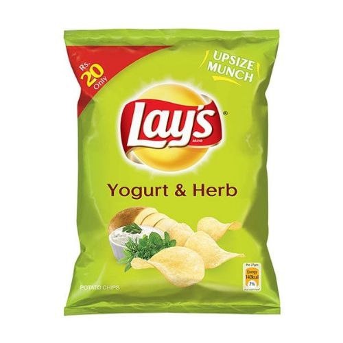 The HKB Lays Yogurt &amp; Herb Chips 27 GM