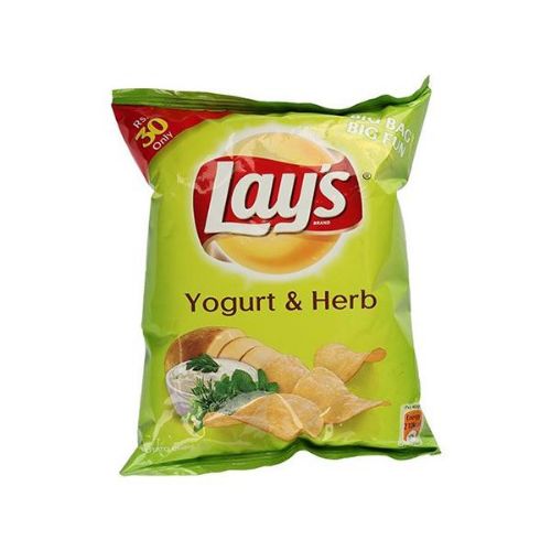 The HKB Lays Yogurt &amp; Herb Chips 50 GM