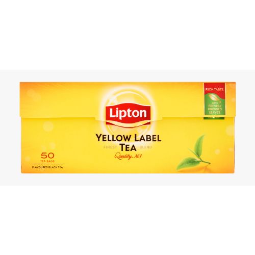 The HKB Lipton Yellow Label Tea 50 Tea Bags