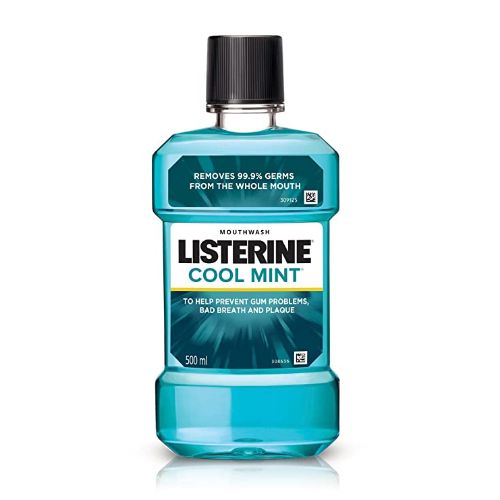 The HKB Listerine Cool Mint Mouth Wash 500 ML.