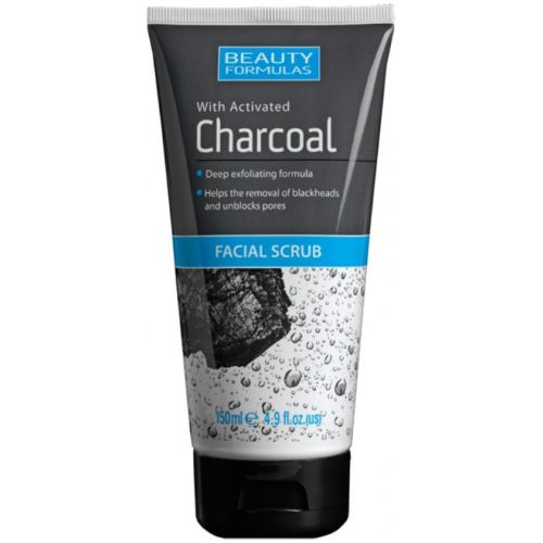 The HKB Beauty Formulas With Activated Charcoal Facial Scrub 100 ML