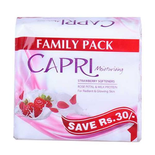 The HKB Capri Moisturising Strawberry Softeners Soap 3in1 Pack