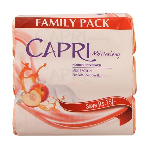 The HKB Capri Moisturising Nourishing Peach Soap 3 in 1 Pack