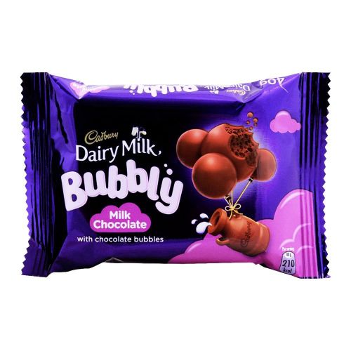 The HKB Cadbury Dairy Milk Bubbly Chocolate 40 GM