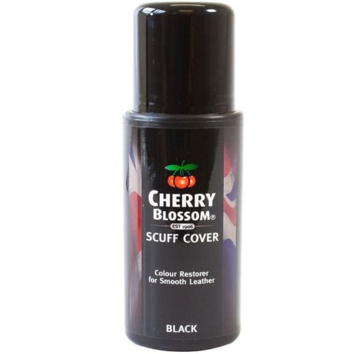 The HKB Cherry Blossom Black Shoe Polish Scuff Cover 100 ML
