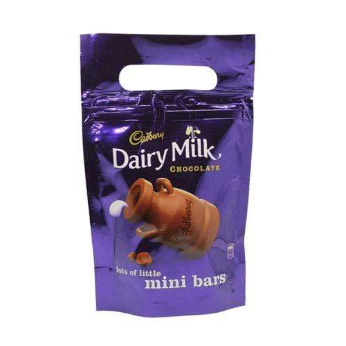 The HKB Cadbury Dairy Milk Chocolate Mini Bars Bag 160 GM
