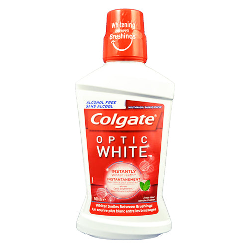 The HKB Colgate Optic White Mouth Wash 500ml