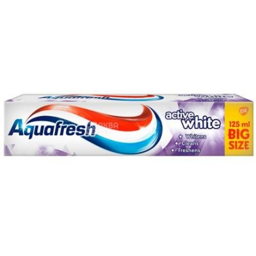 The HKB Aqua Fresh Active White Toothpaste 125ml