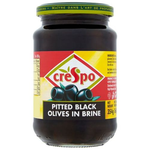 The HKB Crespo Whole Pitted Black Olive 354 G