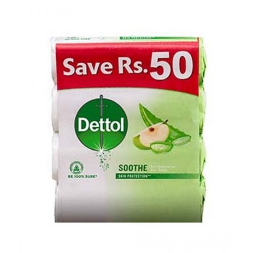 The HKB Dettol Soothe Soap 1X4 Pack