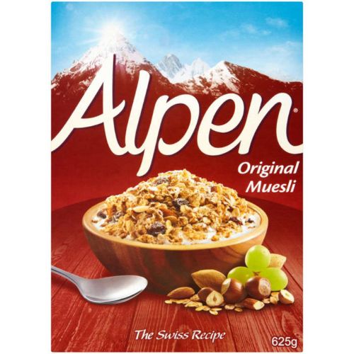 The HKB Alpen Original Muesli Cereal 625 GM