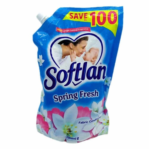 The HKB Softlan Spring Fresh Fabric Conditioner 1000ml