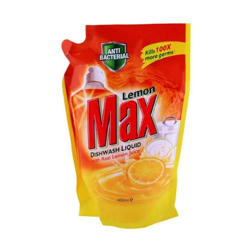 The HKB Lemon Max Anti Bacterial Dish Washing Liquid 450ml