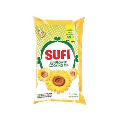 The HKB Sufi Sunflower Cooking Oil 1 Ltr