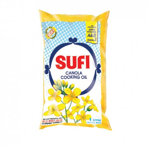 The HKB Sufi Canola Cooking Oil 1 Ltr
