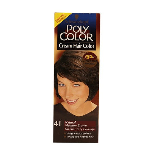 The HKB Poly Hair Color 41 Natural Medium Brown